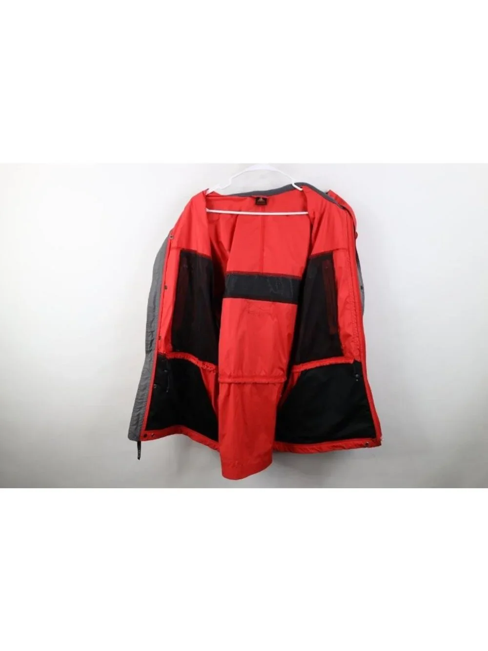 Vtg 90s Y2K Nike ACG Mens Large Travis Scott Mini Swoosh Hooded Parka Jacket Red